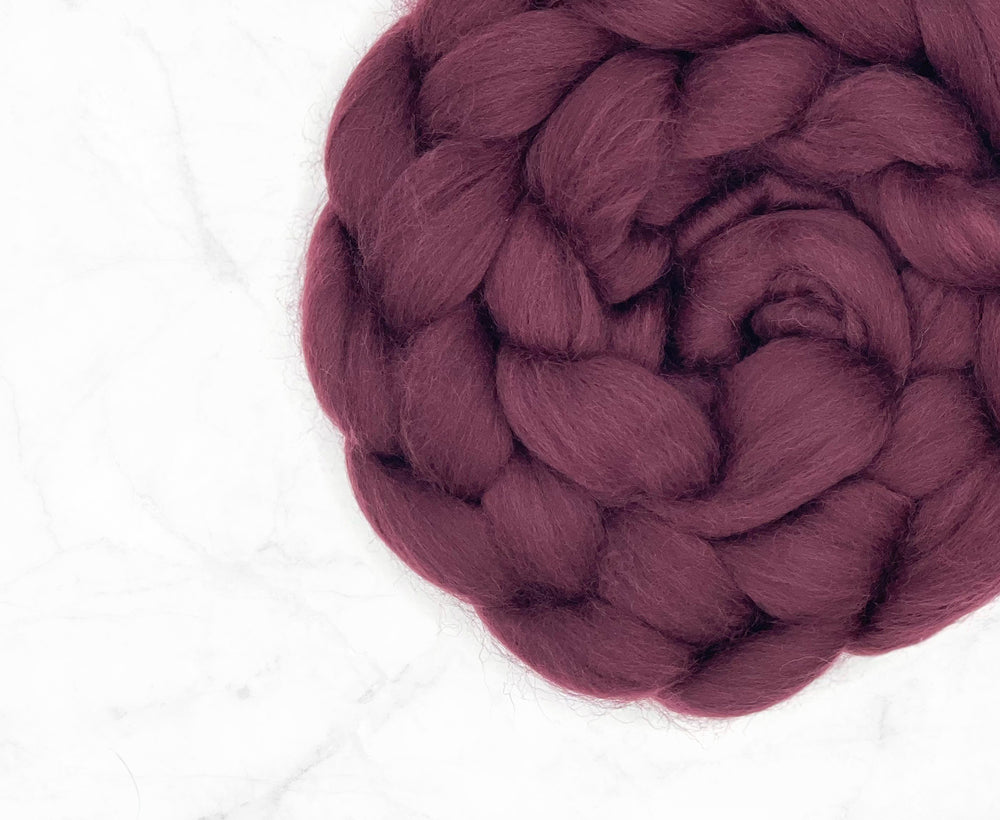 Merino Burgundy Jumbo Yarn - World of Wool