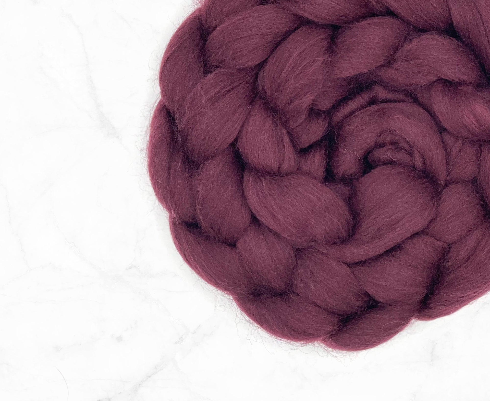 Merino Burgundy Jumbo Yarn.