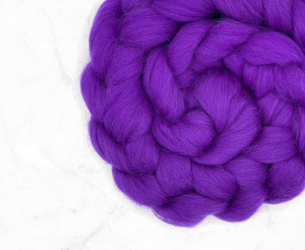 Merino Violet Jumbo Yarn.