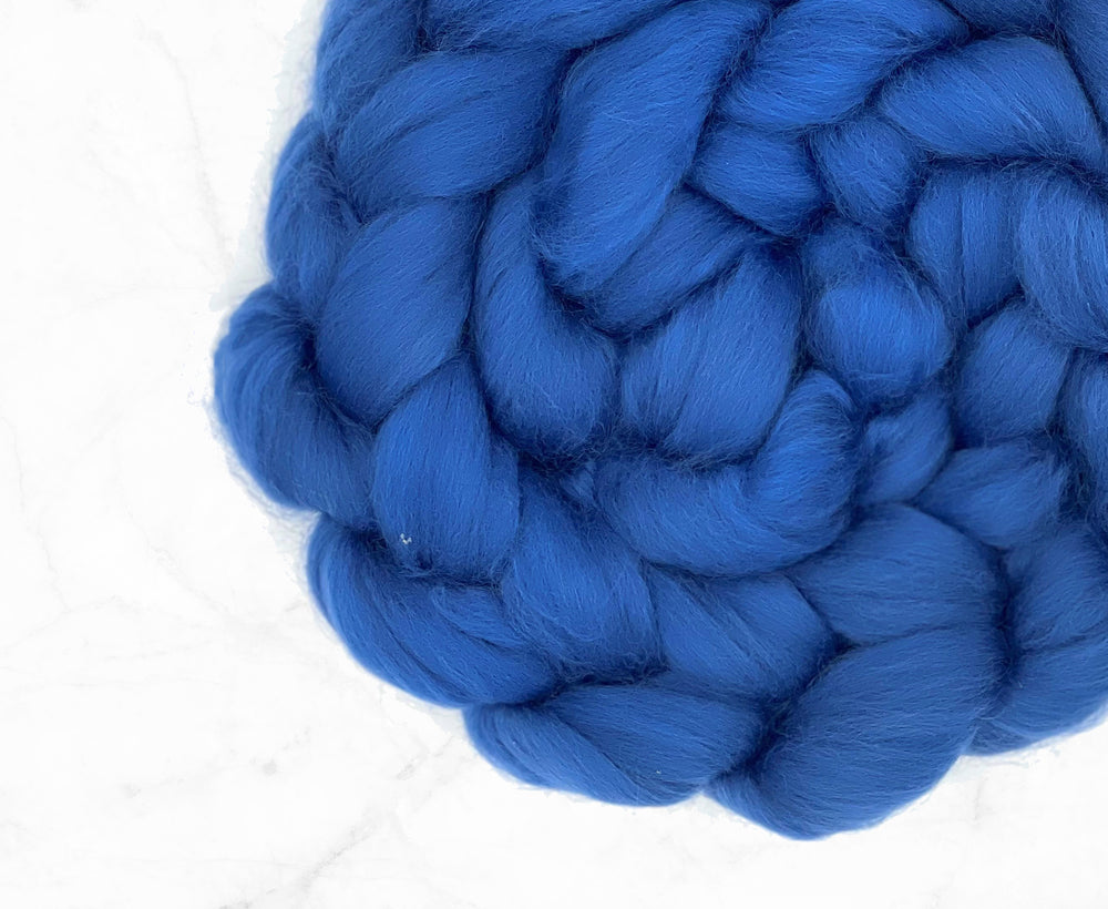 Merino Denim Jumbo Yarn.