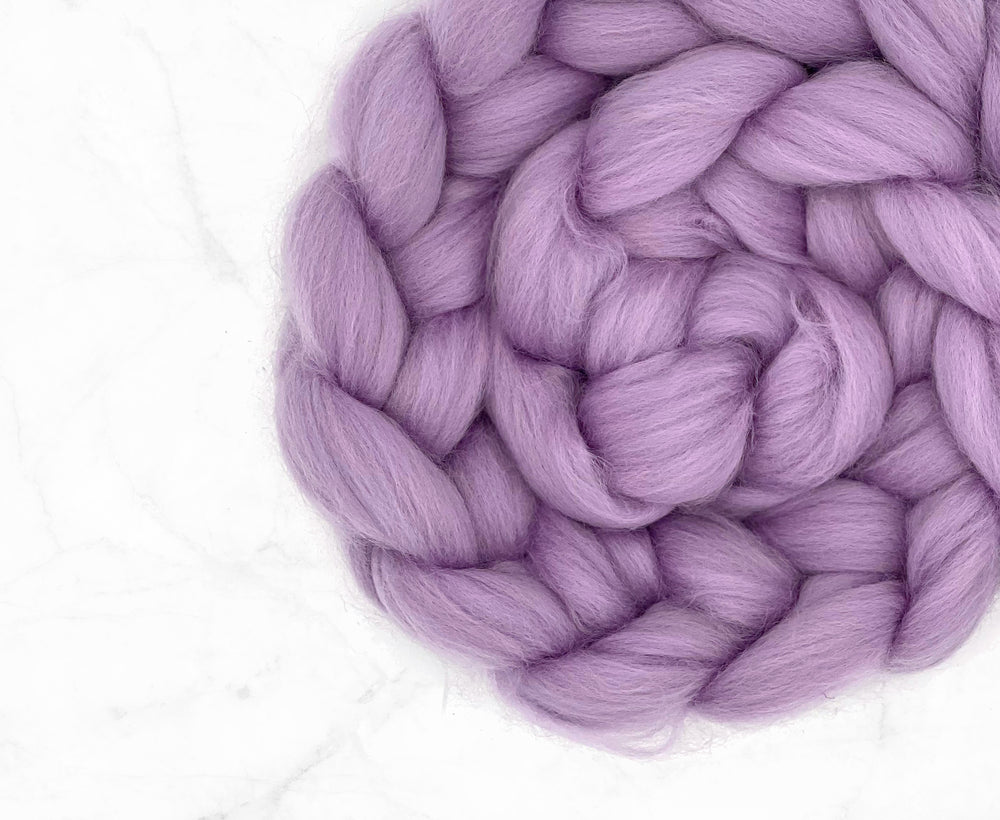 Merino Lavender Jumbo Yarn.
