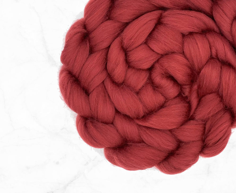 Merino Loganberry Jumbo Yarn.