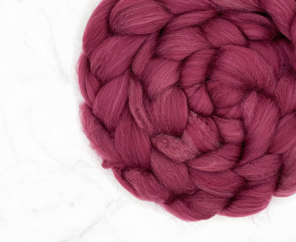 Merino Claret Jumbo Yarn.