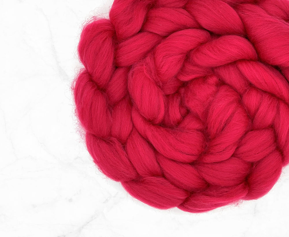 Merino Crimson Jumbo Yarn.