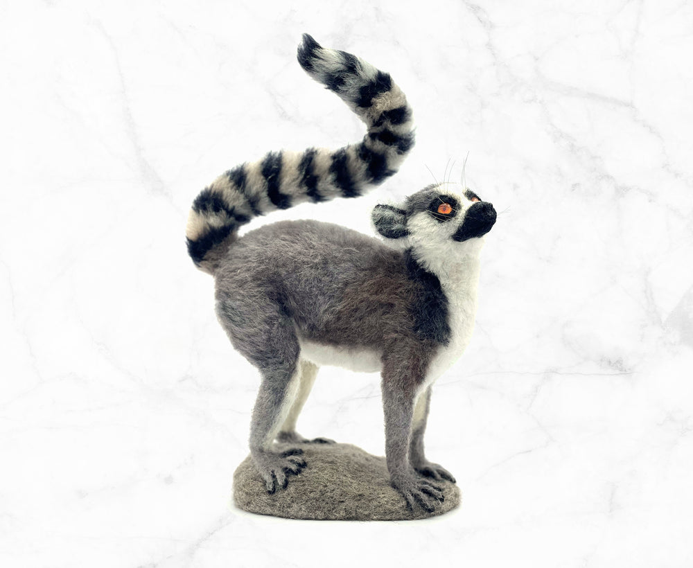 Layla The Lemur | Artisan Needle Felting Kit.