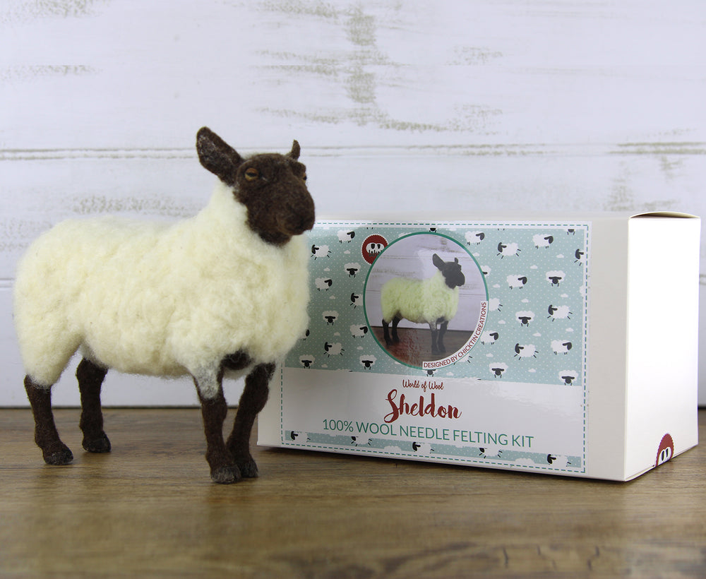 Sheldon The Sheep | Needle Felting Kit.