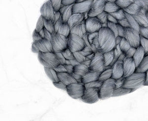 Poppy Seed Tussah Silk Top Speciality Fibres WoW