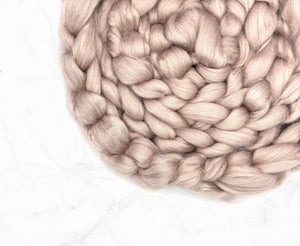 Shiitake Tussah Silk Top Speciality Fibres WoW