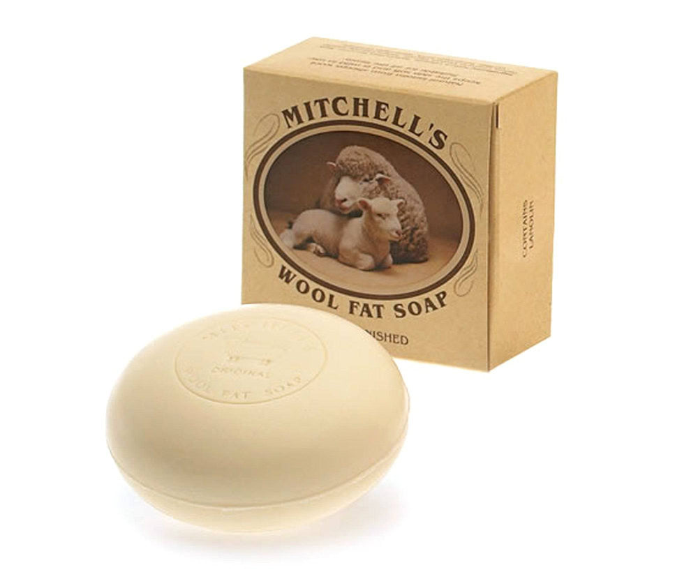 Mitchells Fine English Soap Single Round Bar.