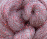 Glitter White/Red - World of Wool
