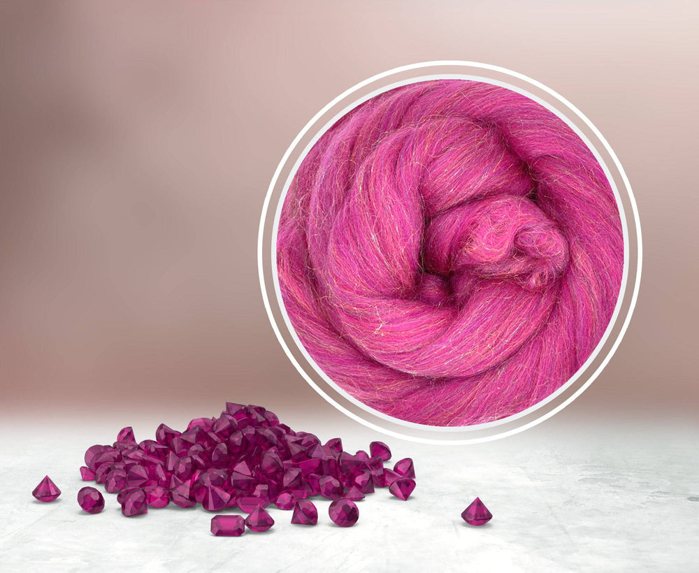 Glitzy Raspberry - World of Wool