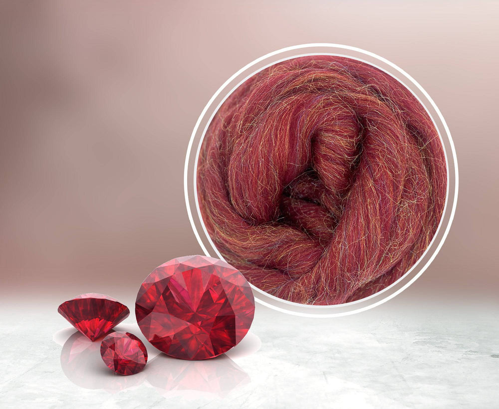 Glitzy Ruby - World of Wool