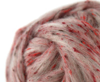 Jam Pot Red Tweed Top - World of Wool