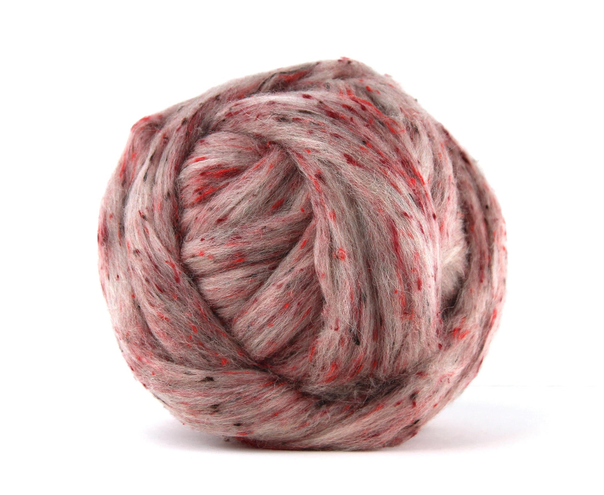 Jam Pot Red Tweed Top - World of Wool