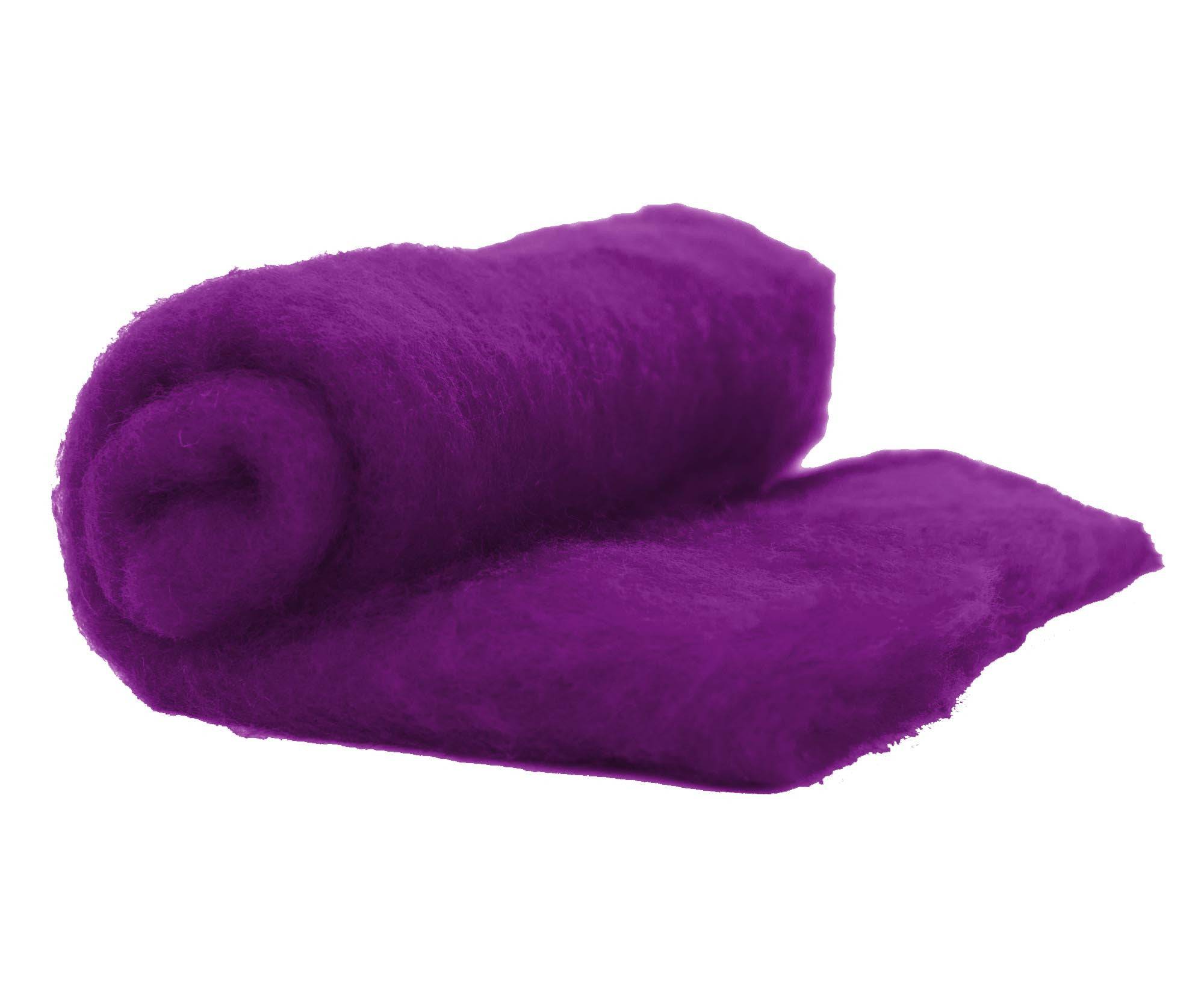 Carded Perendale Batt Damson - World of Wool