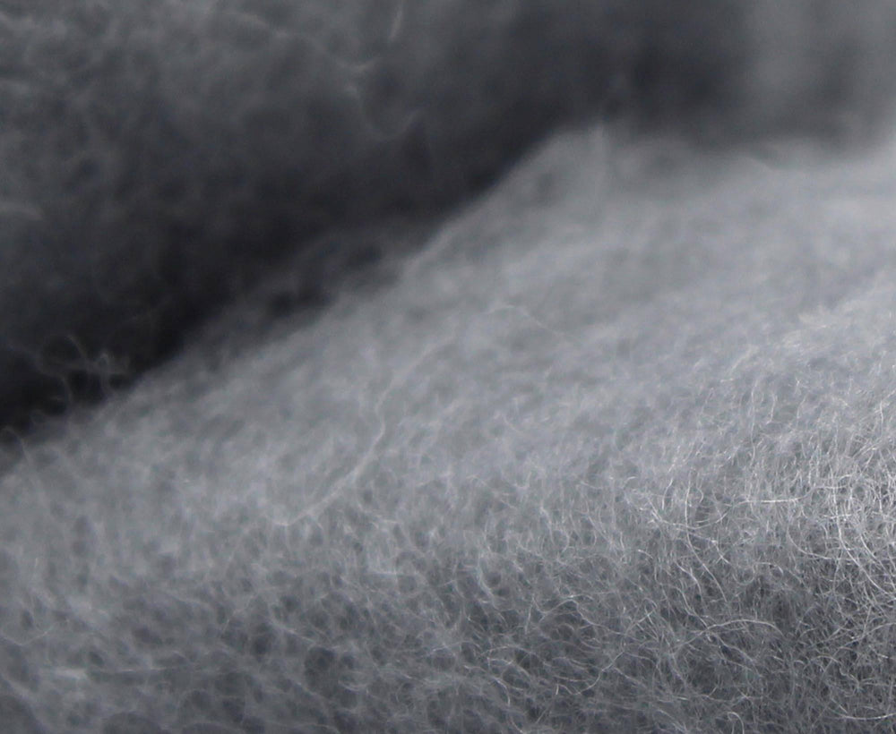 Carded Perendale Batt Granite - World of Wool