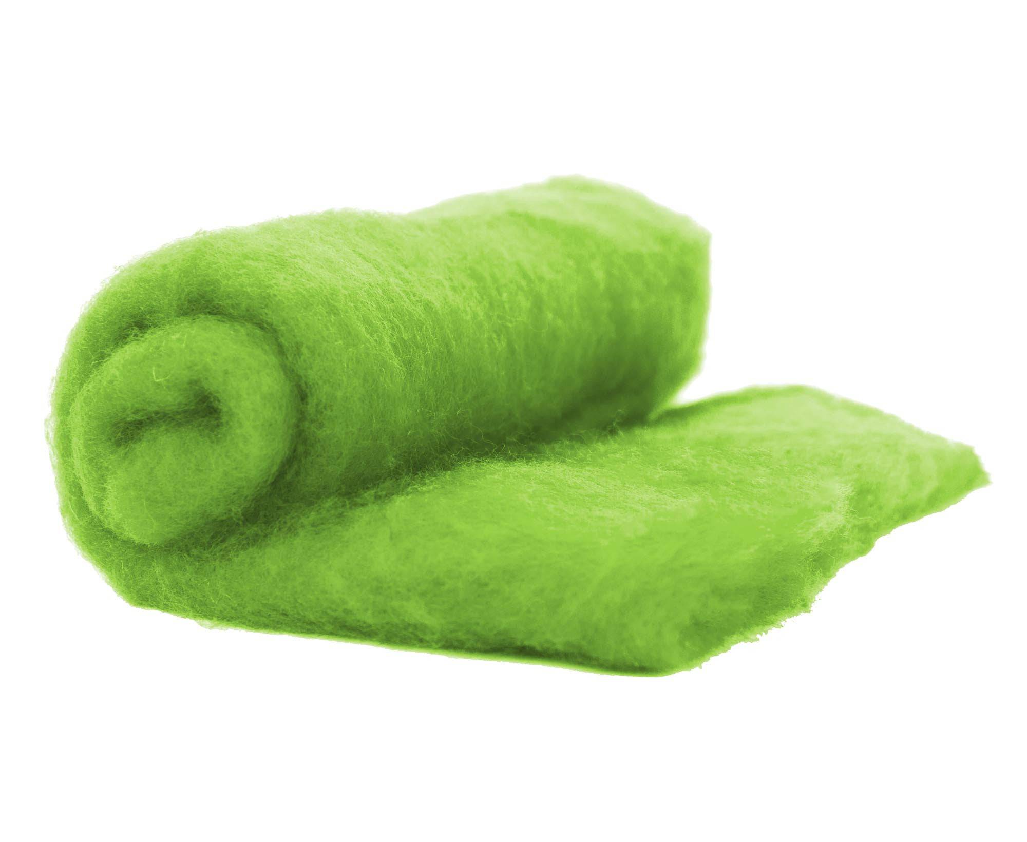 Carded Perendale Batt Leaf.