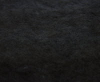 Carded Shetland Batt Natural Black.