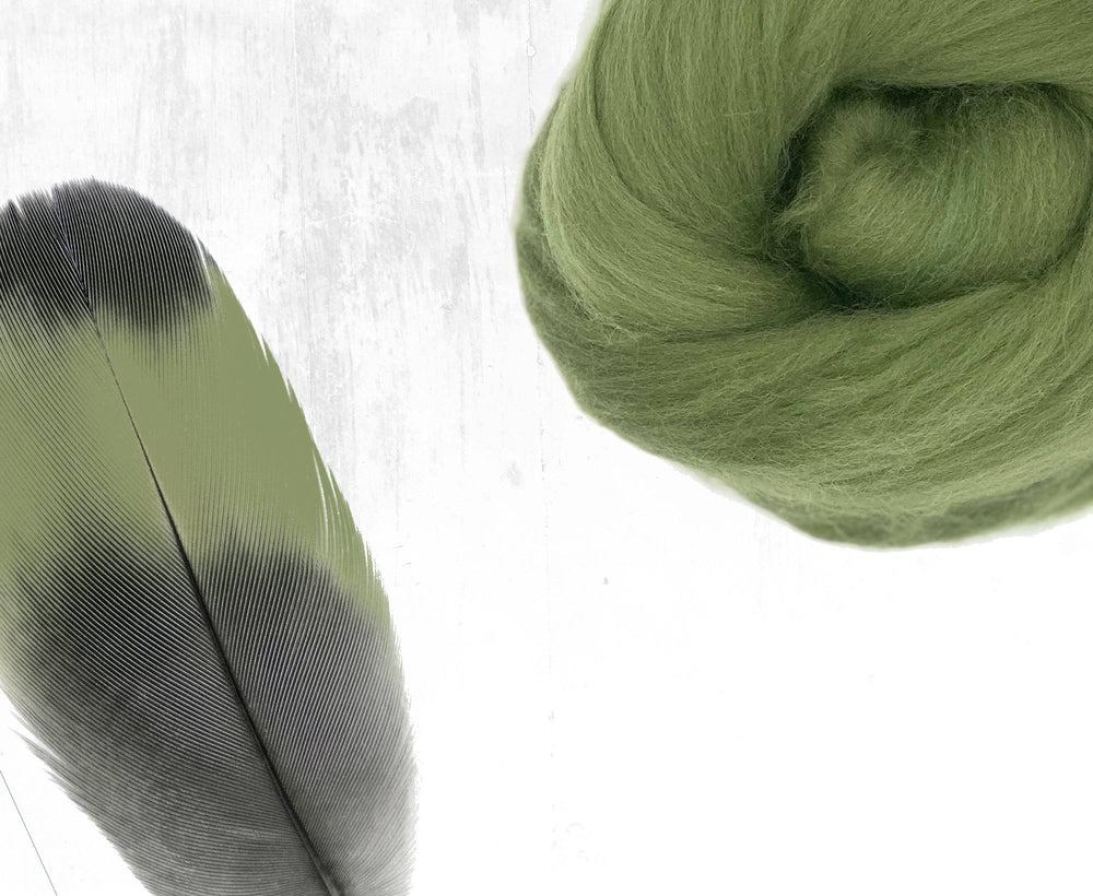 Superfine Merino Olive.