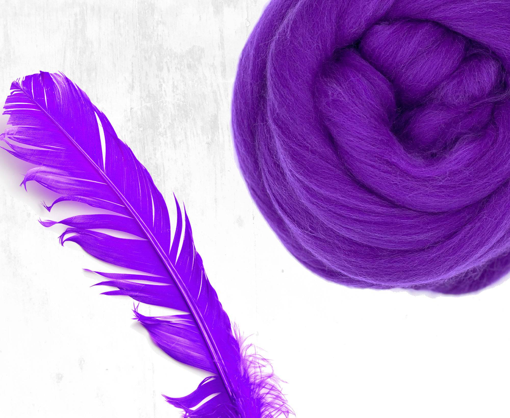 Superfine Merino Violet - World of Wool