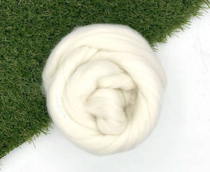 14.5mic Ultra Fine Merino Top Natural Wool Top WoW