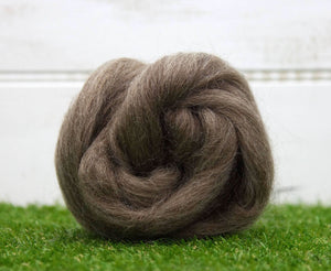 Brown New Zealand Top Natural Wool Top WoW