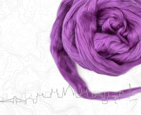 Budapest Purple A Grade Mulberry Silk Top.