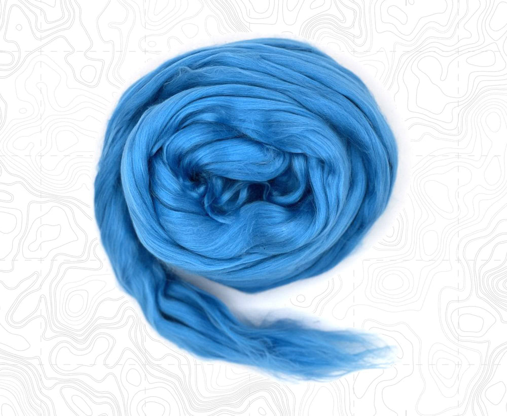 Buenos Aires Blue A Grade Mulberry Silk Top.