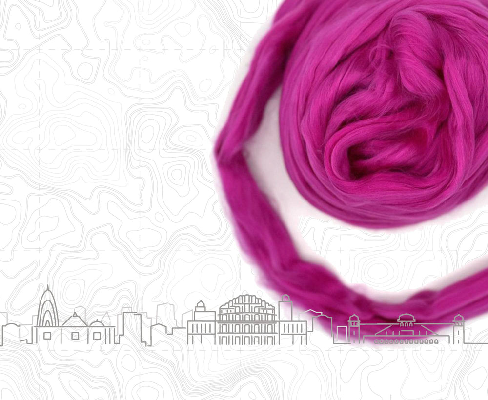Jaipur Pink A Grade Mulberry Silk Top.