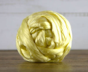 Natural Yellow Eri Silk Top Speciality Fibres WoW
