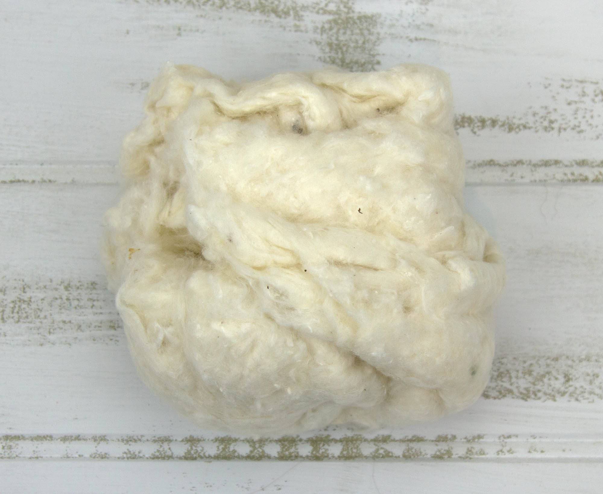 White Egyptian Cotton Fibre.