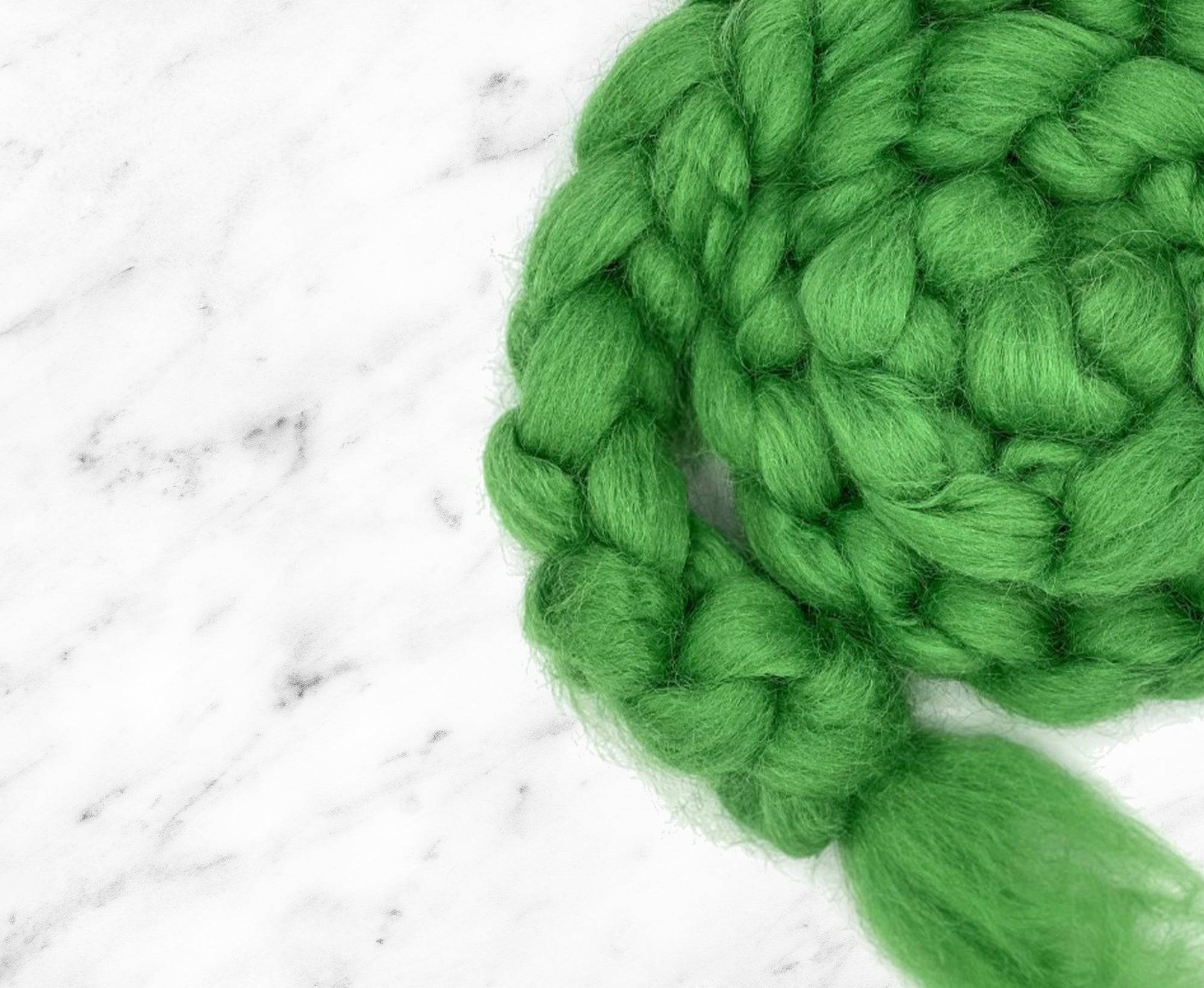 Green Super Bright Trilobal Nylon Top - World of Wool