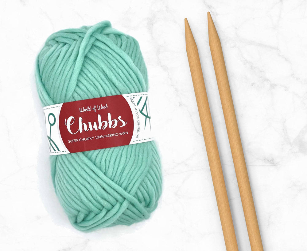 Aqua Merino Super Chunky Weight.