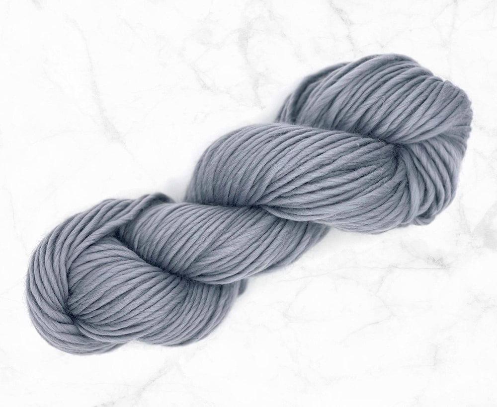 Ash Merino Super Chunky Weight.