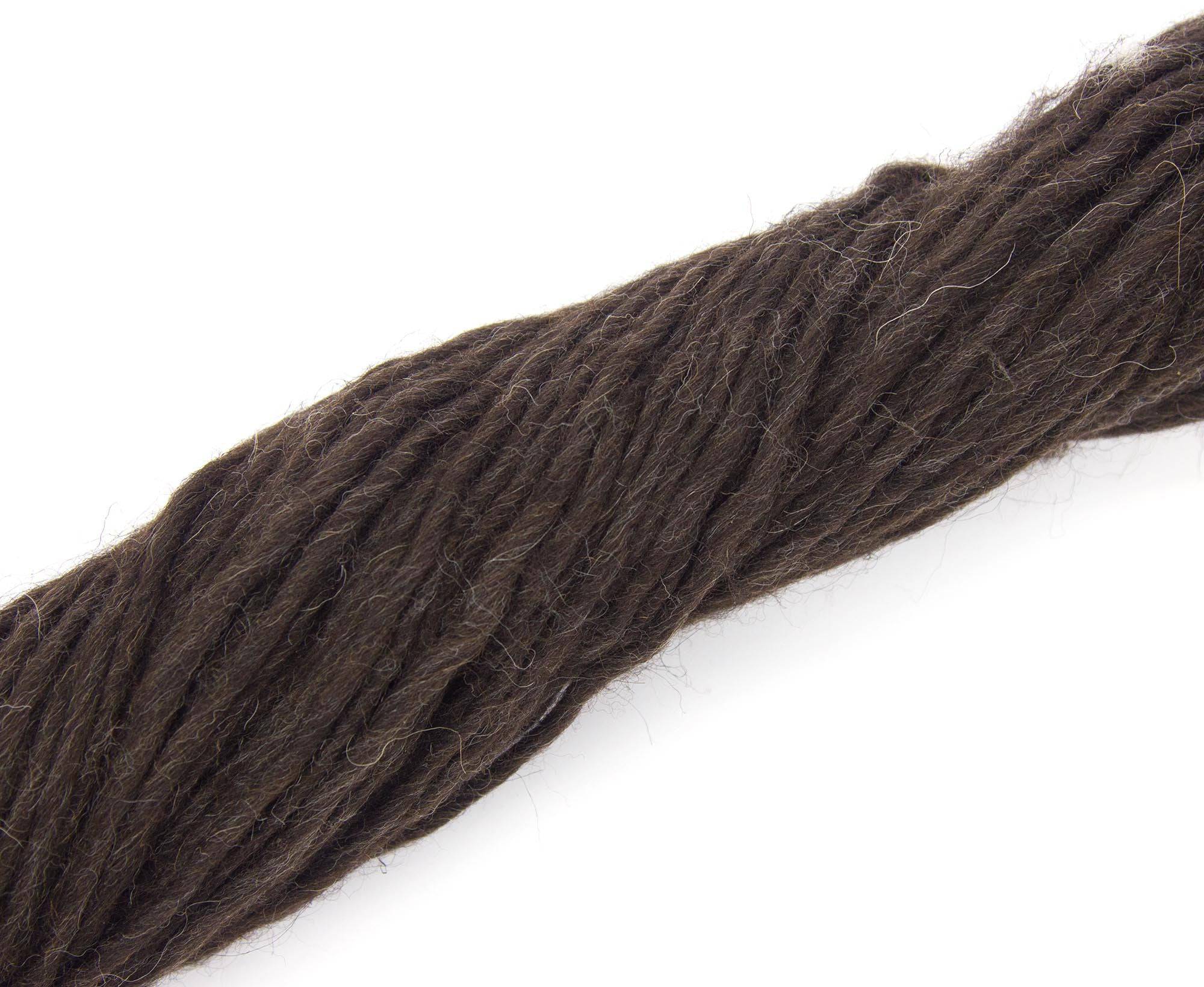Black Shetland Super Chunky Weight Hank - World of Wool