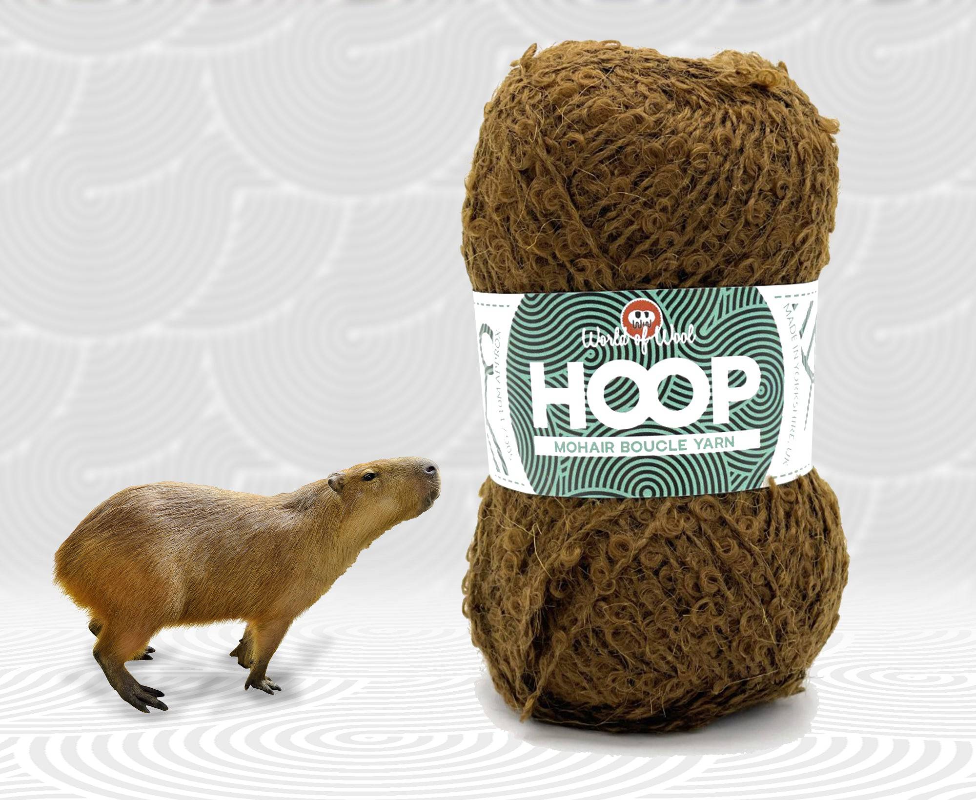 Capybara Mohair Hoop Boucle - World of Wool