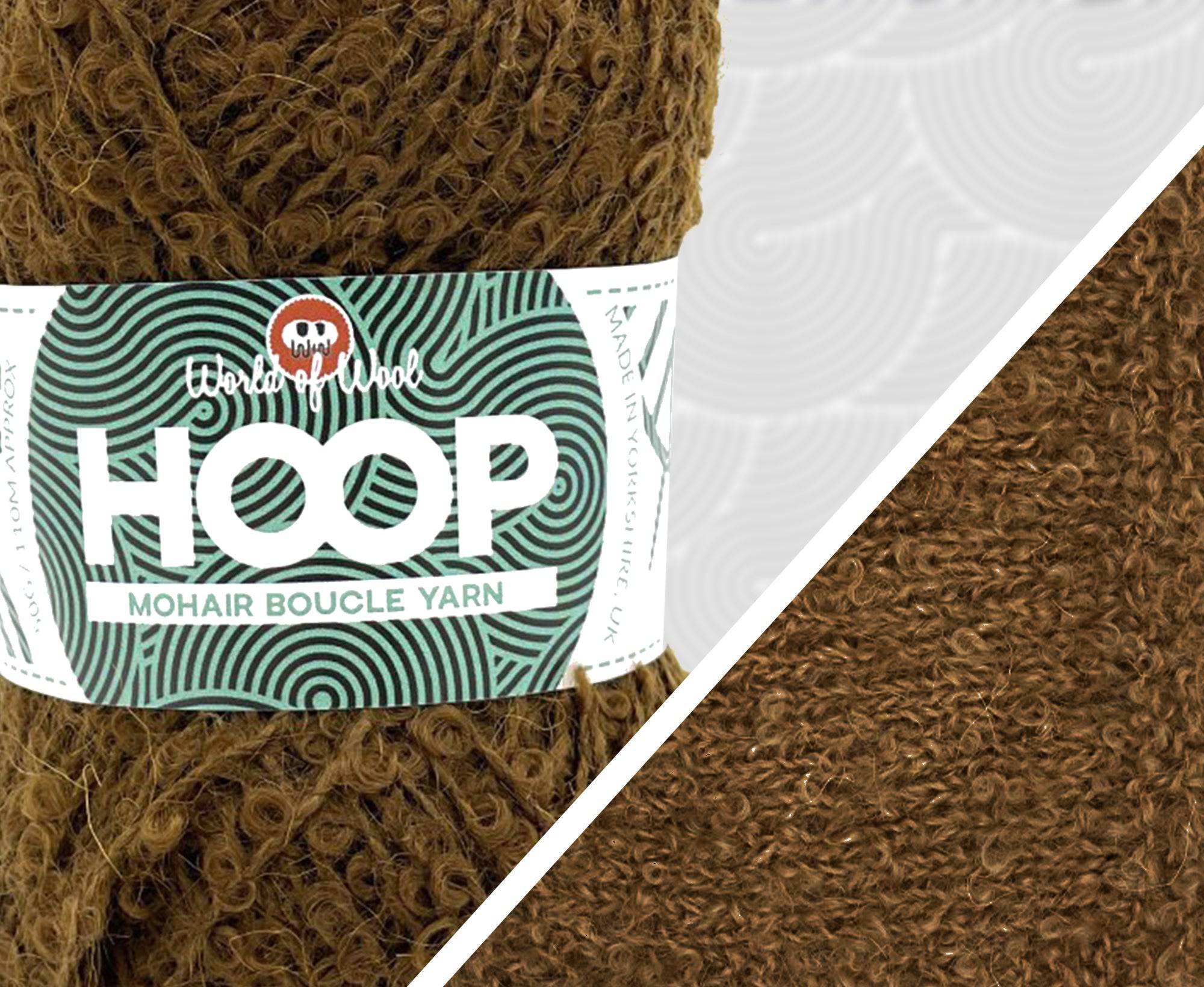 Capybara Mohair Hoop Boucle.