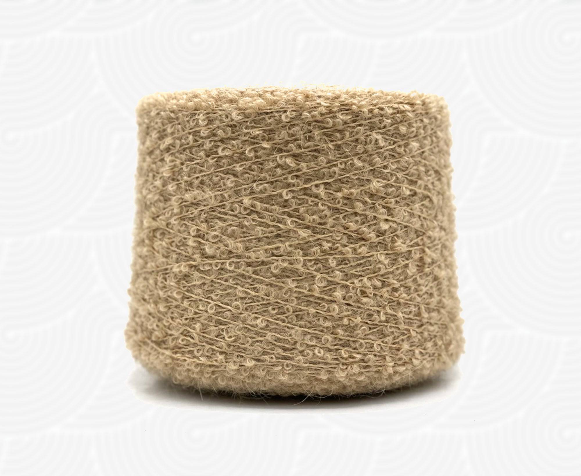 Caribou Mohair Hoop Boucle Cone.