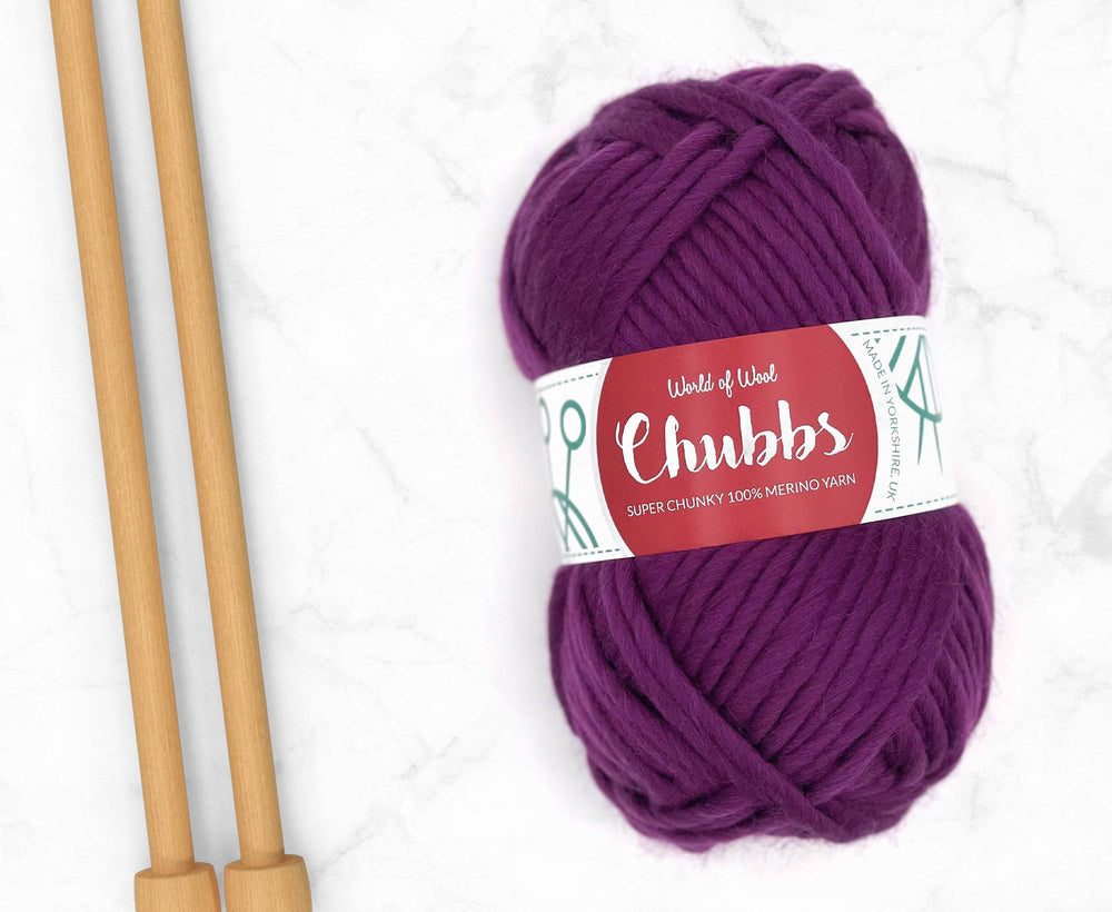 Damson Merino Super Chunky Weight.