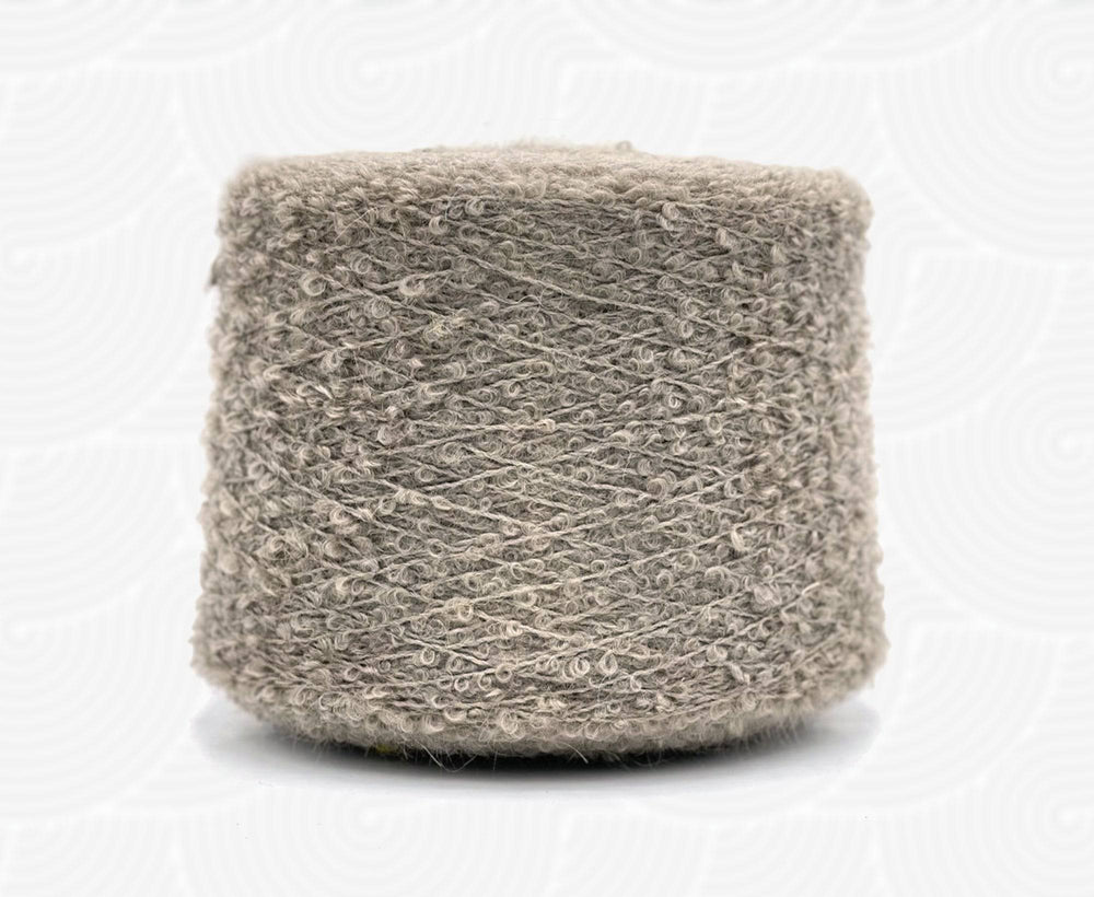 Elephant Mohair Hoop Boucle Cone - World of Wool