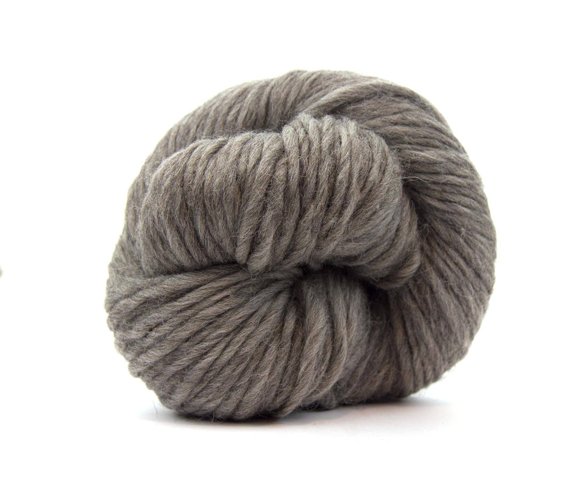 Grey Shetland Super Chunky Weight Hank - World of Wool