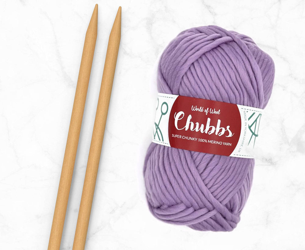 Lavender Merino Super Chunky Weight.