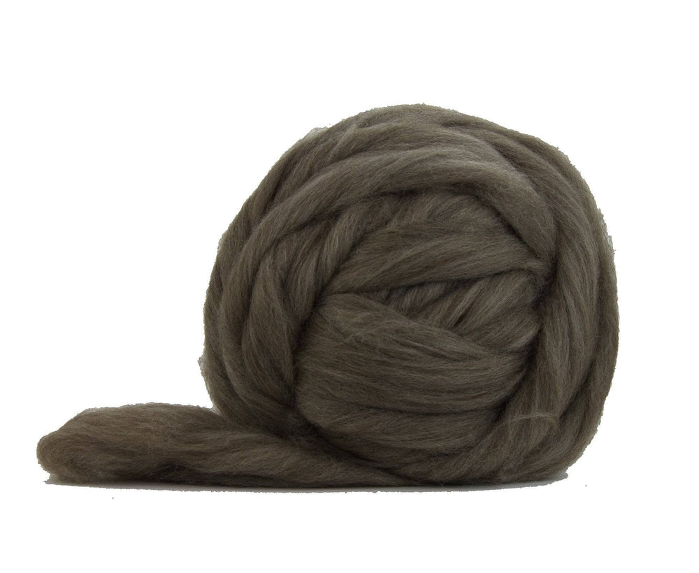 Natural Brown Blue Faced Leicester Jumbo Yarn - World of Wool