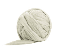 Natural White Merino Jumbo Yarn.