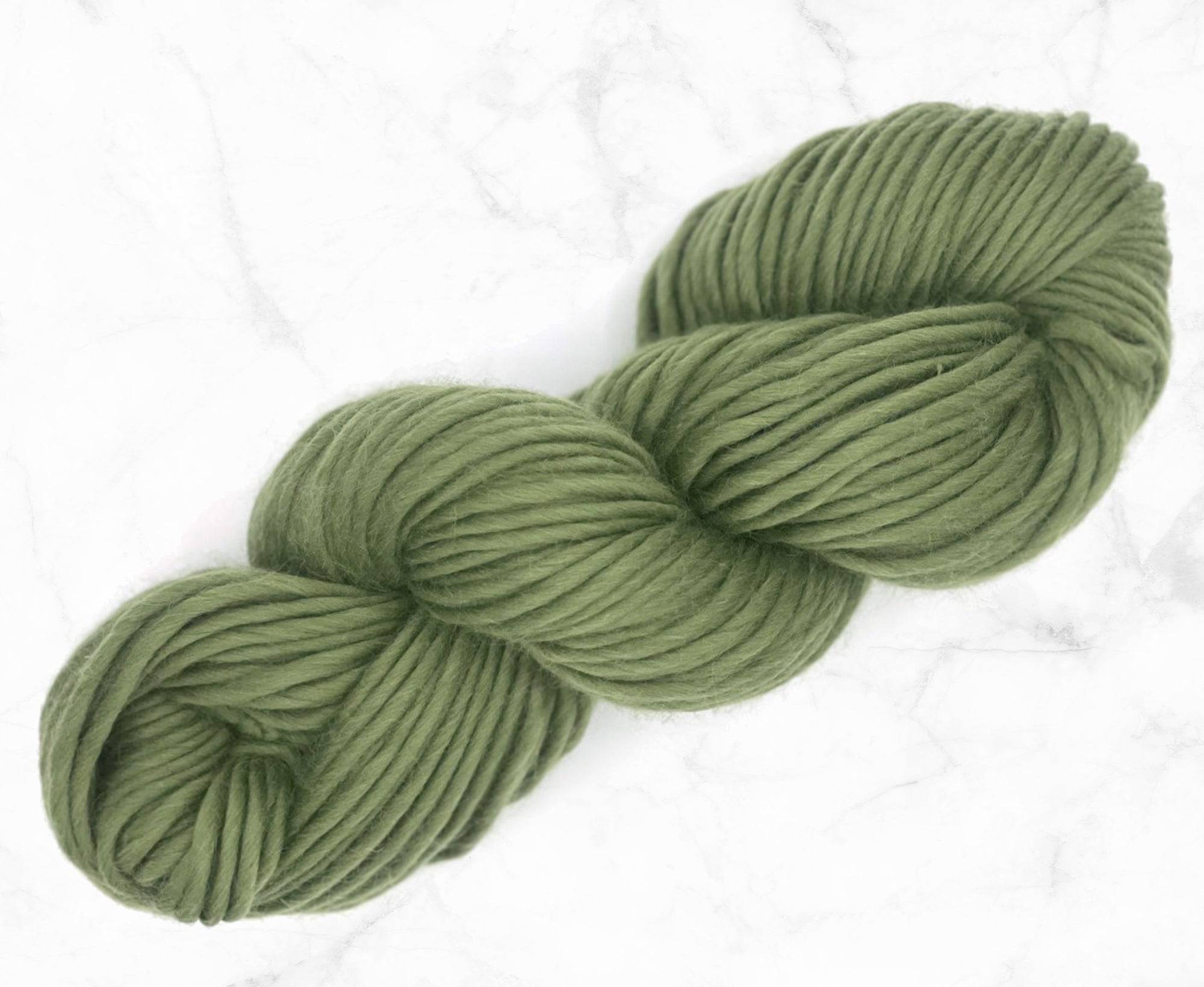 Olive Merino Super Chunky Weight - World of Wool