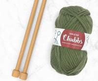 Olive Merino Super Chunky Weight.