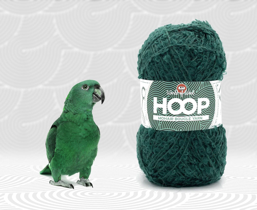 Parrot Mohair Hoop Boucle - World of Wool