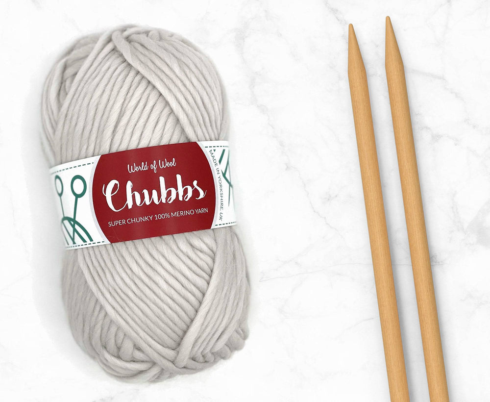 Pearl Merino Super Chunky Weight.