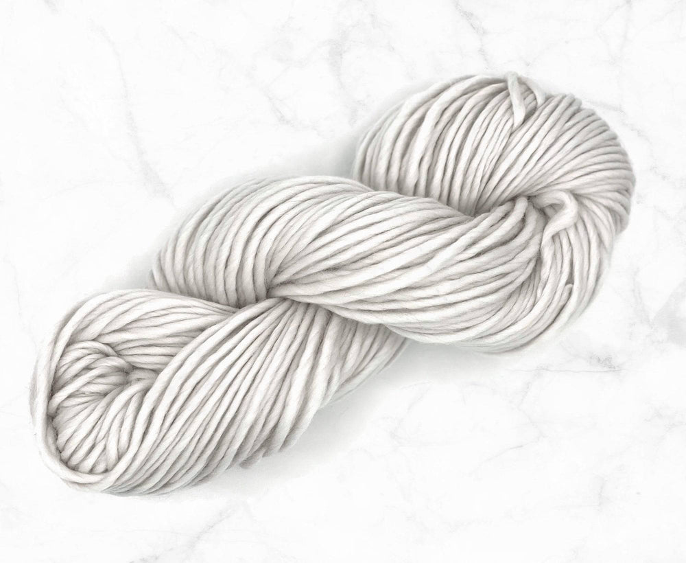 Pearl Merino Super Chunky Weight.