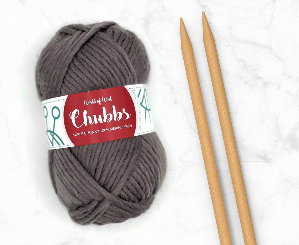 Pewter Merino Super Chunky Weight.
